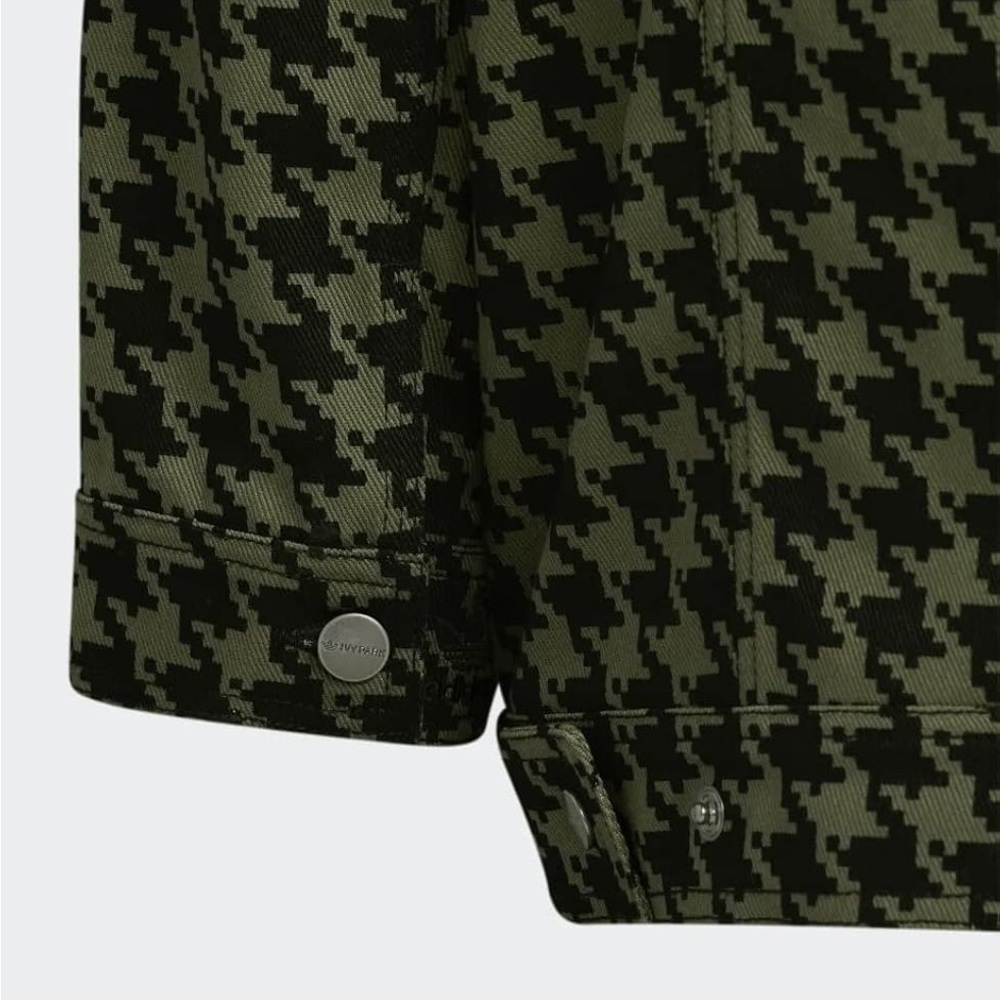 adidas X IVY PARK MEN’S TWILL HEAVYWEIGHT JACKET, WILD PINE/BLACK - Picture 2 of 8
